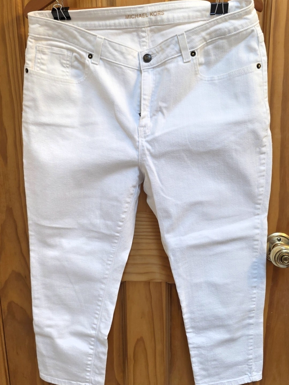 Michael Kors White Capri Pants